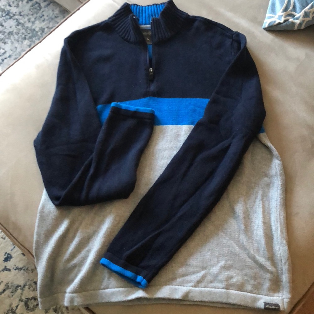 Eddie Bauer quarter zip sweater